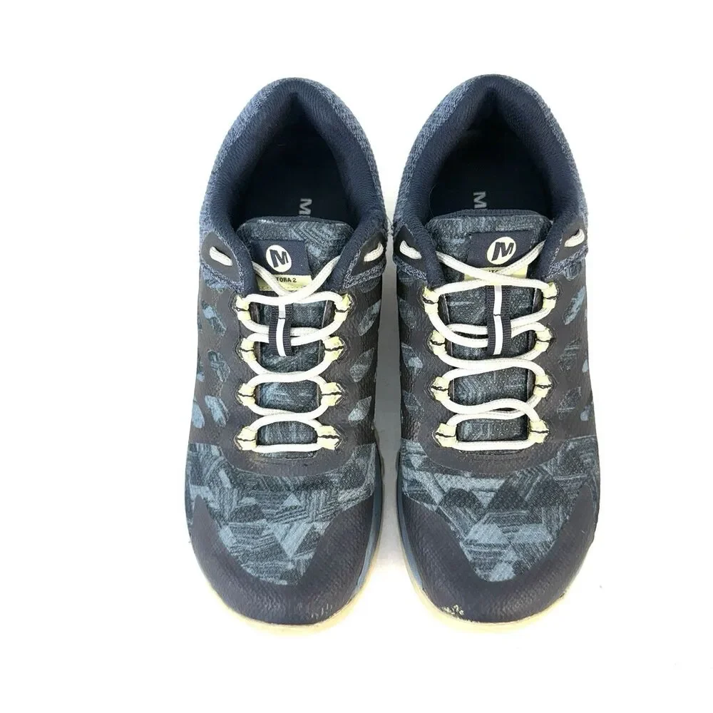 Merrell Antora 2 Print Trail Sneakers Shoes Arona Bleu J067128 Women's Size 7.5